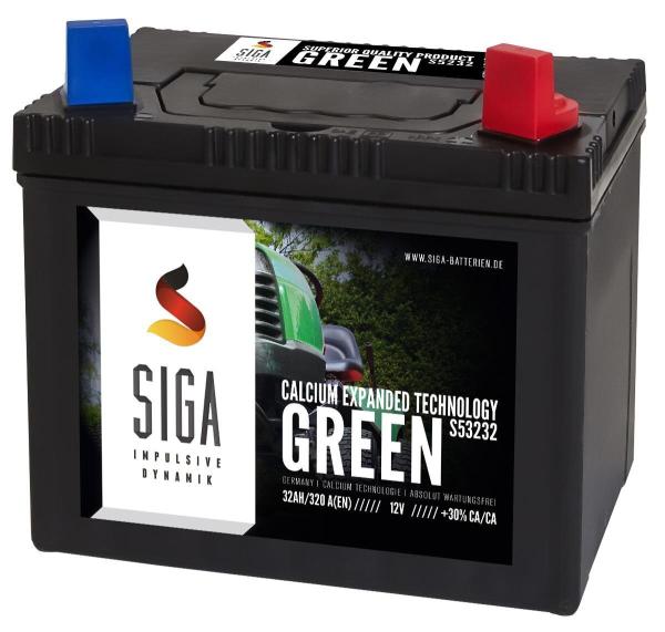 SIGA Green Rasentraktor Batterie PPR 32Ah 12V